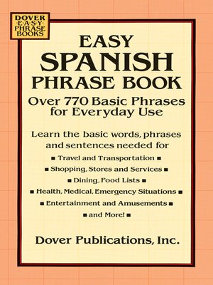 cover image of Easy Spanish Phrase Book